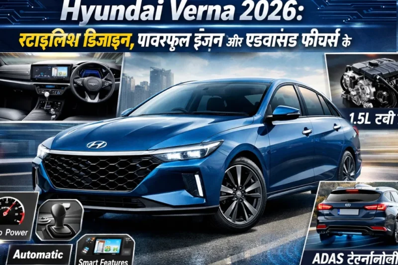 Hyundai Verna 2026: स्टाइलिश डिजाइन, पावरफुल इंजन और एडवांस्ड फीचर्स के साथ नया अवतार