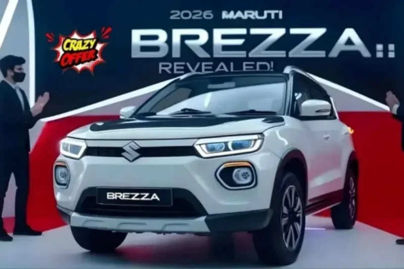New Maruti Brezza 2026: स्टाइलिश कॉम्पैक्ट SUV, 25 km/l माइलेज और स्मार्ट फीचर्स के साथ
