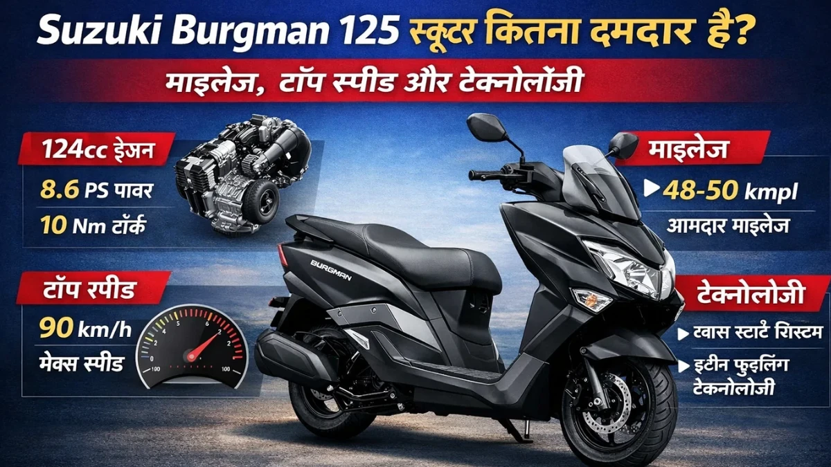 Suzuki Burgman 125 Engine